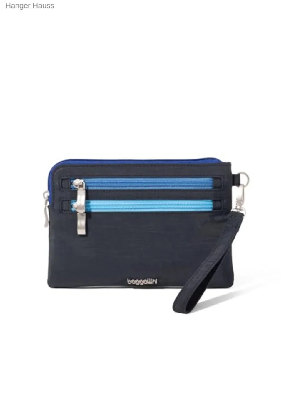 RFID Blocking Currency Organizer Wristlet with Detachable Strap